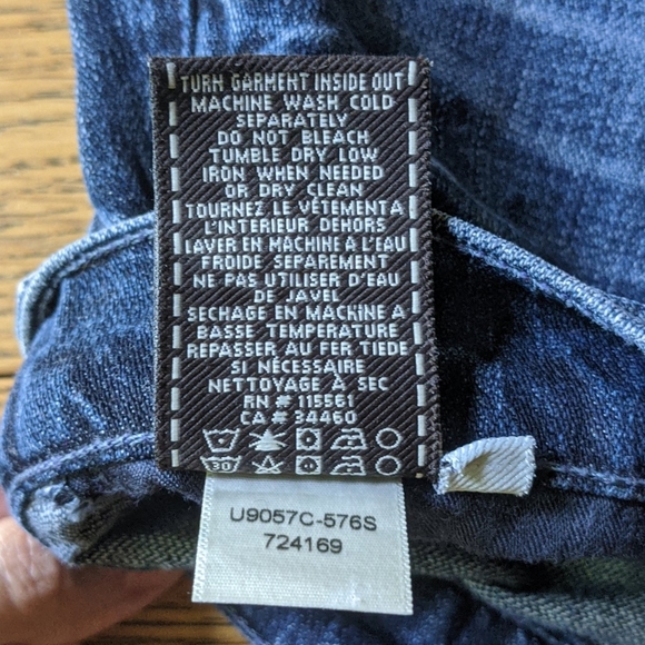 7 for All Mankind Denim Skirt sz 28 - Picture 12 of 12